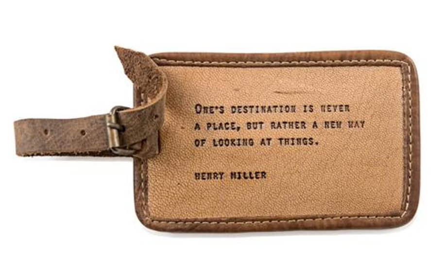 Leather Luggage Tag
