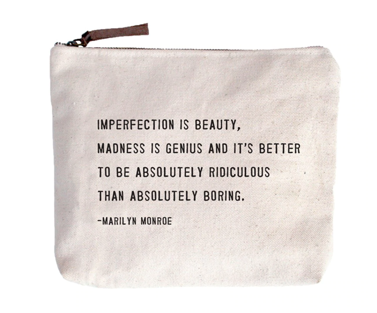 Canvas Quote Pouch