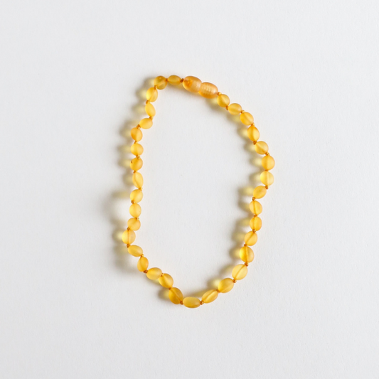 Kids Raw Honey Amber Necklace
