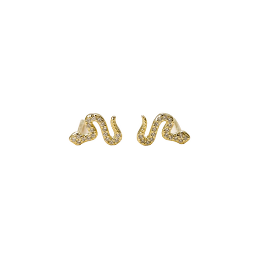 Pavé Snake Stud