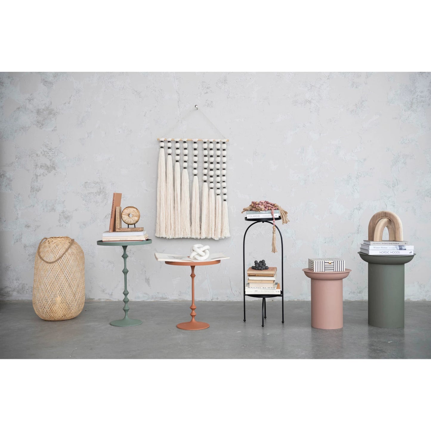 Blush Metal Table