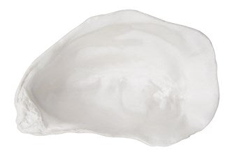 Ceramic Oyster Dish, Iridescent Finish