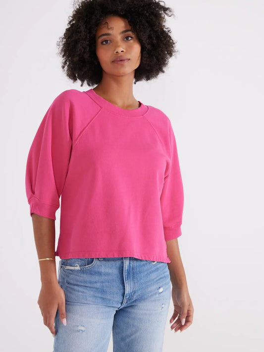 Fleur Sweatshirt in Raspberry