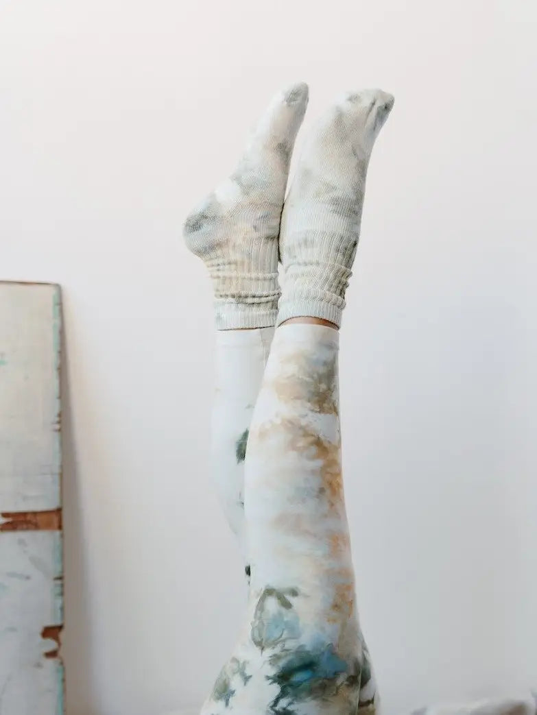 Hand Dyed Cotton Socks