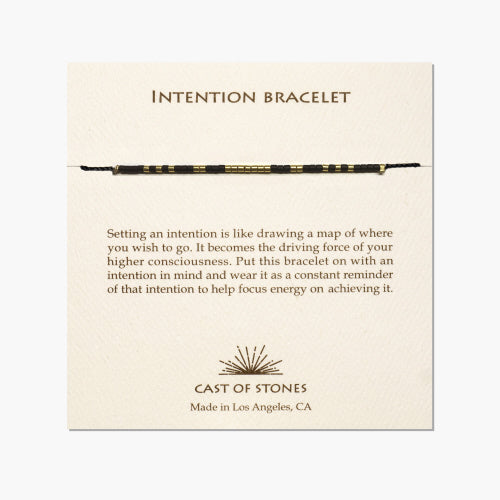 Intention Bracelets - Gold Leaf