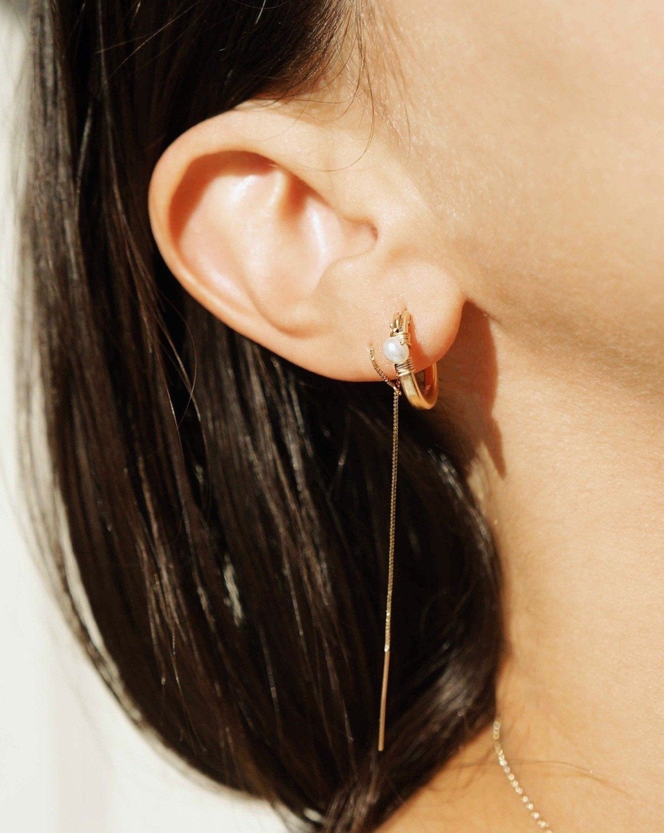 Threader Tie Earrings
