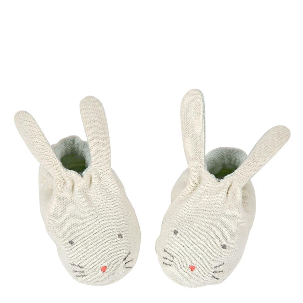 Bunny Booties - Gold Leaf